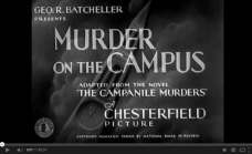 Murder on the Campus (1933)